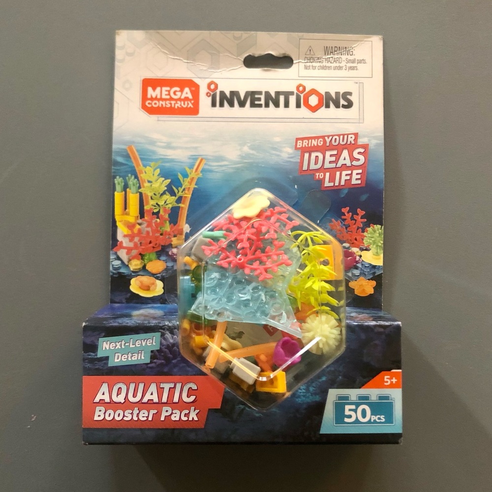 Mega Construx Inventions Aquatic Booster Pack NWT